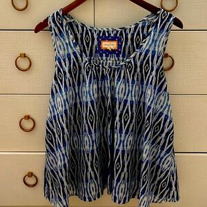 Blue Meadow Rue blouse M